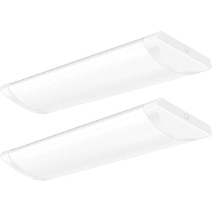AntLux 2FT LED Wraparound Puff Lights, 20W/2400LM/4000K, 2 Foot Kitchen LED Ceiling Lighting Fixtures
