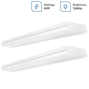 AntLux LED Wraparound Office Light, 4FT, 60W 7200 Lumens, 4000K, Fluorescent Tube Replacement