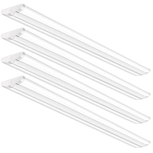 AntLux Ultra Slim 4FT LED Wraparound Light, 50W 4 Foot Shop Lights for Garage, No Glare, 5600LM, Compact Flush Mount Ceiling Fixtures for Kitchen Workshop, Fluorescent Tube Replacement