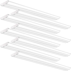 ANTLUX 8 Pack 4FT LED Wraparound Light, Ultra Slim 50W Shop Lights for Garage, No Glare, 5600LM, 4000K, Compact Flush Mount Office Ceiling Fixtures for Kitchen Workshop, Fluorescent Tube Replacement