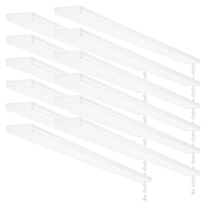 AntLux 4FT LED Shop Lights for Garage, 4 Foot LED Wraparound Light, 40W, 4400LM, 4000K, Plug and Play, 12 Pack