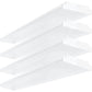 AntLux 4FT LED Flush Mount Ceiling Light, Prismatic Lens, 5 inch Width, 72W 8600 Lumens, 4000K, 4 Pack