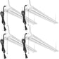 AntLux Linkable 4FT LED Shop Lights for Garage, 40W 4800LM, 5000K,  Plug and Play, No Spot Dot, with Pull Chain
