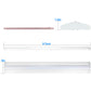 AntLux 110W 8FT Ultra Slim LED Wraparound Light, 12600 Lumens, 5000K, Linkable, No Glare, 4 Inch Width, 4 Pack