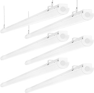 8FT LED Shop Light, Compact Commercial Grade 8 Foot LED Strip Light, 12000LM, 5000K