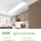 4FT LED Flush Mount Puff Lights, 40W 4500LM Linear Light, 4000K/5000K