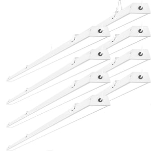 AntLux 8 FT LED Shop Lights, 100W [6-lamp T8 Fluorescent Equiv.], 12000LM, 5000K, with 5ft Cord Switch, Plug & Play