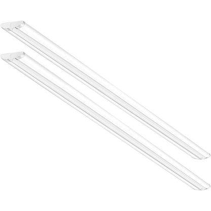 AntLux 2 Pack 8 Foot LED Lights, 110W 12500LM, 8FT LED Shop Lights, Commercial Grade Flush Mount Ultra Slim LED Wraparound for Garage Office Warehouse