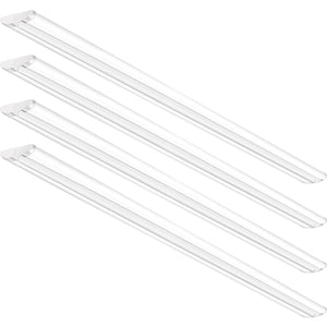 AntLux 4 Pack 8 Foot LED Lights, 110W 12500LM, 8FT LED Shop Lights, Commercial Grade Flush Mount Ultra Slim LED Wraparound for Garage Office Warehouse