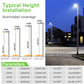 AntLux 150W LED Parking Lot Lights with Adjustable Arm Mount, 22500LM (150LM/W), 5000K, IP65 Waterproof - 4 Pack