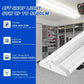 4FT Ultra Slim LED Wraparound Dimmable Light Fixtures, 30W/40W/50W, 3000K/4000K/5000K Dimmable, 4 Pack