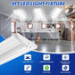 4FT Ultra Slim LED Wraparound Dimmable Light Fixtures, 30W/40W/50W, 3000K/4000K/5000K Dimmable, 4 Pack