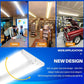 8FT LED Shop Lights, 60W/80W/100W, 7000 lm/9500 lm/11500lm, 3000K/4000K/5000K for Choice, Manually Adjustable