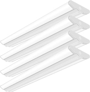 4FT LED Wraparound Light Fixtures, 50W, 5500 Lumens, 4000K/5000K, LED Ceiling Lights for Shop, Garage, Workshop