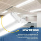 4FT LED Wraparound Light Fixtures, 50W, 5500 Lumens, 4000K/5000K, LED Ceiling Lights for Shop, Garage, Workshop