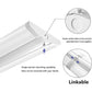 4FT LED Wraparound Light Fixtures, 50W, 5500 Lumens, 4000K/5000K, LED Ceiling Lights for Shop, Garage, Workshop