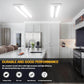 4FT LED Wraparound Light Fixtures, 50W, 5500 Lumens, 4000K/5000K, LED Ceiling Lights for Shop, Garage, Workshop