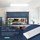 AntLux 4FT LED Wraparound Puff Lights, Dimmable LED Ceiling Light, 48 Inch, 3 Color Temperature Dimmable