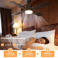 42'' LED Ceiling Fan Light, 30W, 220 - 2200 Lumen, 3000/4000/6500K Dimmable, with Remote Control, Timer Function, 1-6 Speed Adjustable