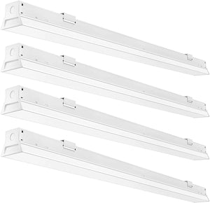 AntLux 4FT LED Strip Lights, Linear, 50W 5500LM, 4000K, 1-10V Dimmable, Linkable, Flush Mount & Hanging Mount