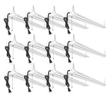 AntLux 4FT Linkable LED Utility Shop Light 40W 4800LM LED Garage Lights 4 Foot, Plug and Play, 5000K, No Spot Dot, No Glare, Fluorescent Light Replacement, Durable Fixtures with Pull Chain, 12 Pack