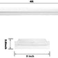 AntLux LED Wraparound Office Light, 4FT, 60W 7200 Lumens, 4000K, Fluorescent Tube Replacement, 2 Pack