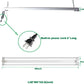 AntLux Linkable 4FT LED Shop Lights for Garage, 40W 4800LM, 5000K,  Plug and Play, No Spot Dot, with Pull Chain, 12 Pack