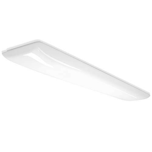 AntLux 4FT LED Flush Mount Puff Lights 60W, 6600 Lumens, 4000K Neutral White, 48 Inch Integrated Low Profile Flushmount Linear LED Cloud Ceiling Light Fixture for Kitchen, Laundry, ETL Certified