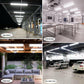 AntLux LED Vapor Tight Light Fixture, 4FT, 50W 5000 Lumens (120W Eq.), 5000K, IP66 Waterproof, Plug & Play, US Plug