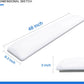AntLux 4FT LED Flush Mount Puff Light, 60W, 6600LM, 4000K, Milky White Lens, No Glare, 2 Pack