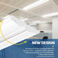 AntLux 4FT Flush Mount LED Ceiling Light, Ultra Slim, 72W 8000 Lumens 4000K, No Glare, Linkable