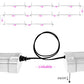 AntLux 4 Foot LED Growing Lights 50W Full Spectrum Grow LED Light, Plug & Play with ON/Off Pull Chain, Linkable