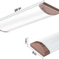AntLux Recessed 2FT LED Light Fixture, 20W/2400LM/4000K, 24 Inch LED Kitchen Lights, 2 Foot LED Low Profile Ceiling Lights for Laundry Room, Garage, Fluorescent Tube Replacement