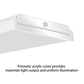 AntLux 4FT LED Office Lights, 1-10V Dimmable, 72W 8600 Lumens 4000K, Flush Mount, 4 Pack