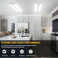 AntLux 4FT LED Wraparound Light Fixture, Ultra Slim, 4'' Width, 50W 5500 Lumens 4000K, No Glare, Linkable