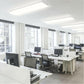 AntLux LED Office Lights, 4ft, 72W 8600 Lumens 4000K/5000K, Linkable, Flush Mount, 4 Pack