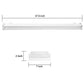 AntLux 4ft LED Garage Shop Lights, 50W, 5500 Lumens, 4000K Neutral White, 128W Fluorescent Equivalent