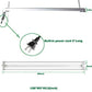 AntLux 8FT LED Shop Light for Garage, 72W 8000LM, 5000K, Plug in,  Hanging Lighting with ON/Off Pull Chain