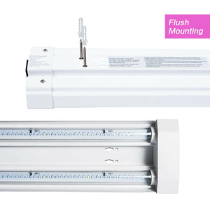 AntLux 4 Foot LED Growing Lights 50W Full Spectrum Grow LED Light, Plug & Play with ON/Off Pull Chain, Linkable, 4 Pack