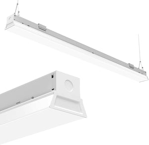 AntLux 4FT LED Strip Lights 50W LED Shop Lights, 1-10V Dimmable, 5500LM, 4000K, 4 Foot Integrated Linear LED Ceiling Light Fixtures for Garage Workshop Basement, Fluorescent Tube Replacement